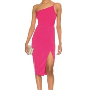 Lovers and Friends Lazo Hot Pink Midi Dress XS